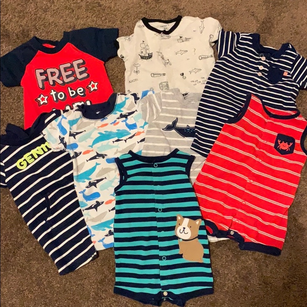 BUNDLE! Carters jumpsuits 6 months